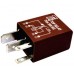 RELE AUXILIAR MINI 4T 12V 30A C/ 2 TERM 2,8 E RES.