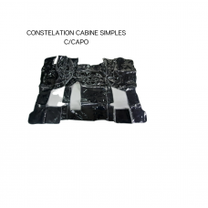 Tapete VW Constellation Verniz Cabine Simples C/capo  Preto