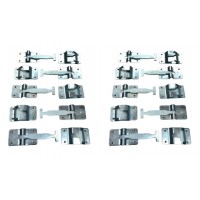 Trava Porta P/ Baú Caminhão Kit Com 10 Conjuntos Completos Trava Porta P/ Baú Caminhão Kit Com 10 Conjuntos Completos