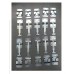 Trava Porta P/ Baú Caminhão Kit Com 10 Conjuntos Completos Trava Porta P/ Baú Caminhão Kit Com 10 Conjuntos Completos